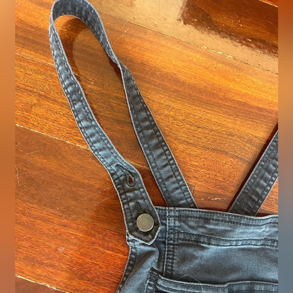FREE PEOPLE OVERALLS BLACK WAIST 29 / SIZE 6-8 - Picture 7 of 7